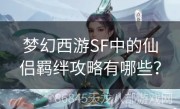 梦幻西游SF中的仙侣羁绊攻略有哪些？