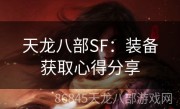 天龙八部SF：装备获取心得分享